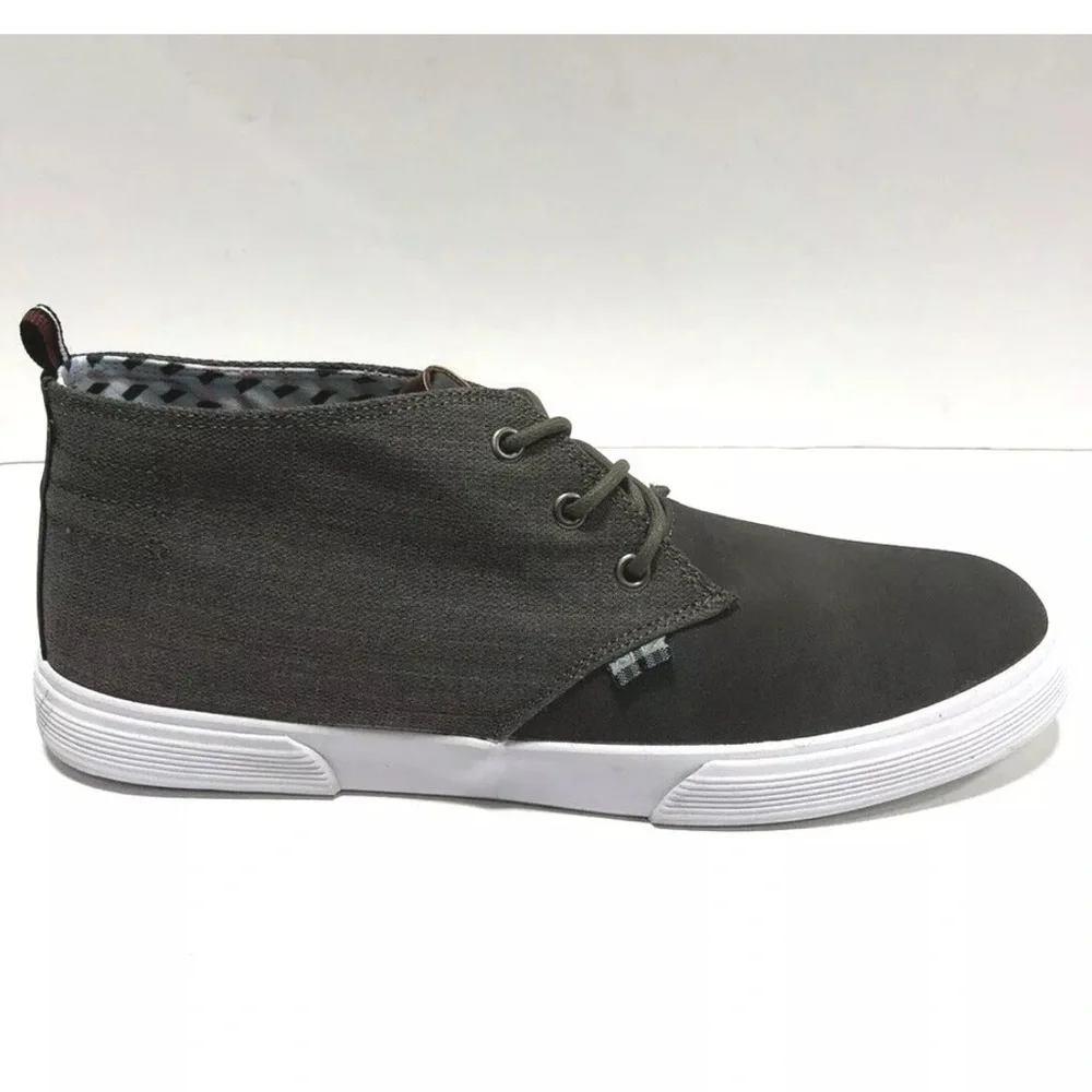 Ben Sherman Men’s Bristol Casual Lace-Up Sneakers Gray, Size 11.5 M